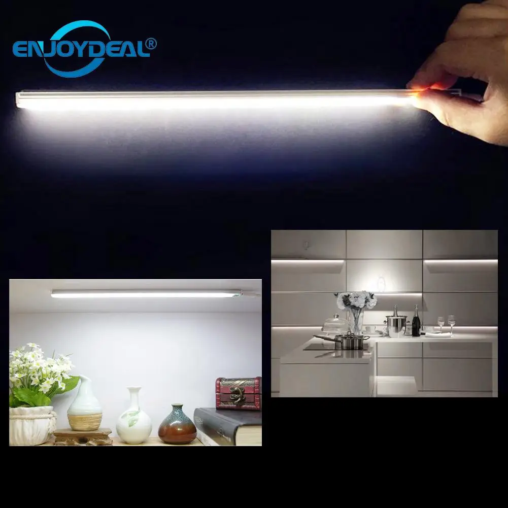 

USB LED Touch Sensor Kitchen Cabinet Light Lamp 450LM Wardrobe Closet Showcase Bookshelf White USB Lamp W/Touch Sensor