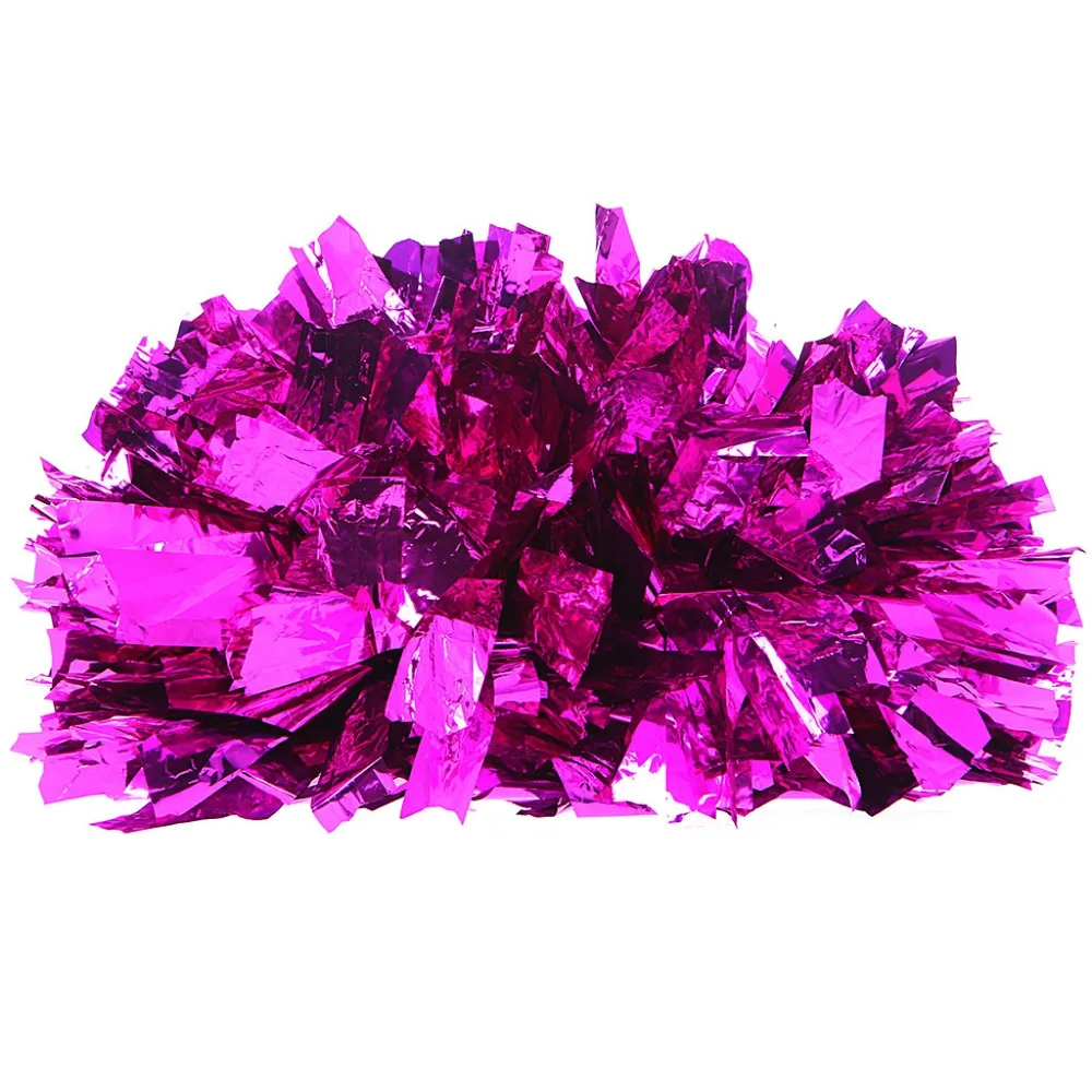 Pink Team Spirit Cheer Pom-Poms - 12 Pc.