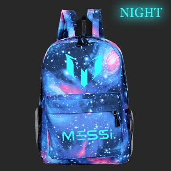 

Messi 10 Luminous School Bags Beautiful Students Boys Girls School Rucksack Fashion Popular Pattern Schoolbag for Teens