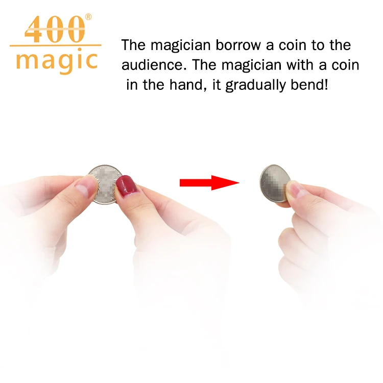 Coin Bender Magic Tricks Bend Signed Coins Easy to do Good