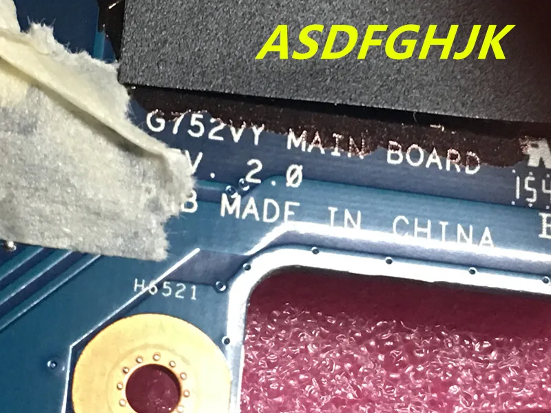  Main board For Asus ROG G752VY Laptop Motherboard WITH i7-6700HQ CPU GTX970M 100% TESED OK