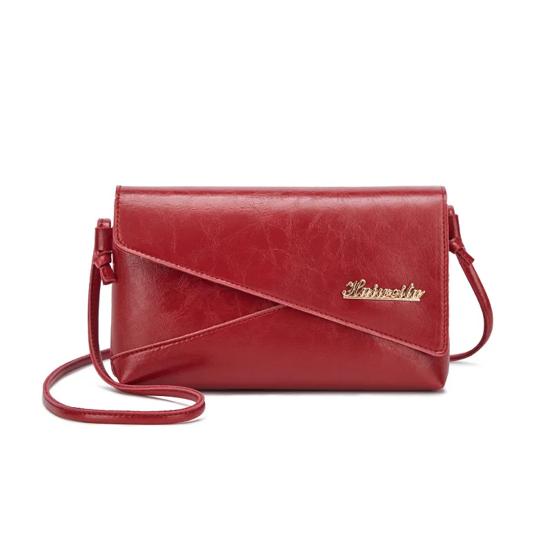 

2019Originality Small Triangle Oil Wax Single Shoulder Span Package Trend Personality Woman Bag China Versatile Casual CoverB310