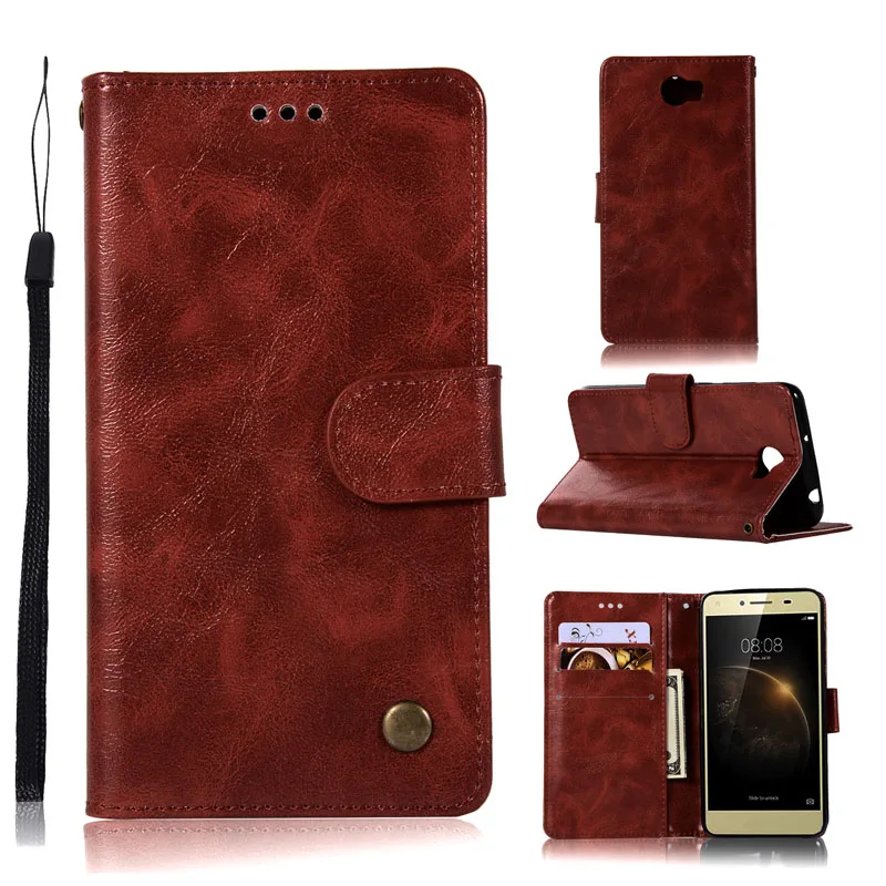 

LYO-L21 CUN-U29 Retro Case on Huawei Y5 ii Y5 2 Cover Wallet Magnet Leather Silicon Flip Phone Case Huawei Y 5 2 Y5II Funda
