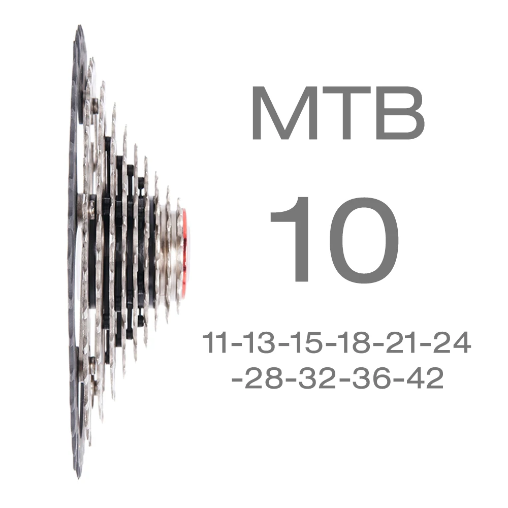 ZTTO 11 42T 10 скорость s широкий коэффициент соотношение MTB кассета велосипеда Кассета