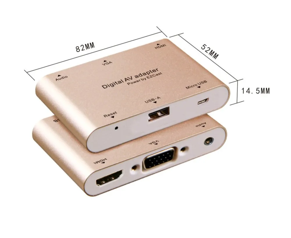 Универсальный HDMI ТВ VGA Видео Аудио Цифровой AV адаптер для iPhone 8 Plus для iPhone 7 7 Plus 6 5S samsung S8 S8+ Note 5 к телевизору