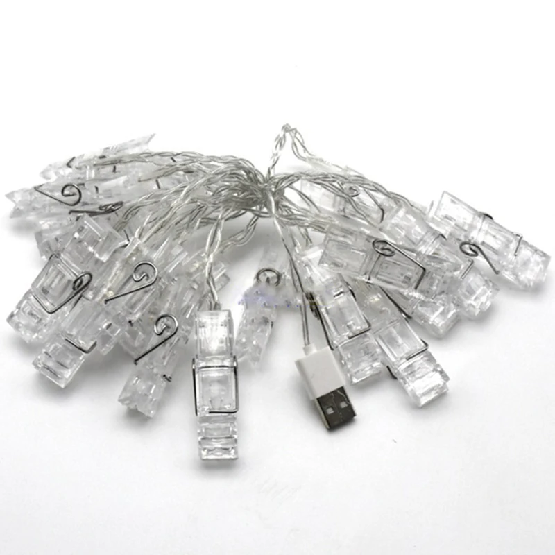 Litwod Z20 LED clip light string 1.2 meter / 2.2 meters / 4.2 meters battery box USB decorative light photo clip light christmas Litwod Z20 LED clip light string 1.2 meter / 2.2 meters / 4.2 meters battery box USB decorative light photo clip light christmas