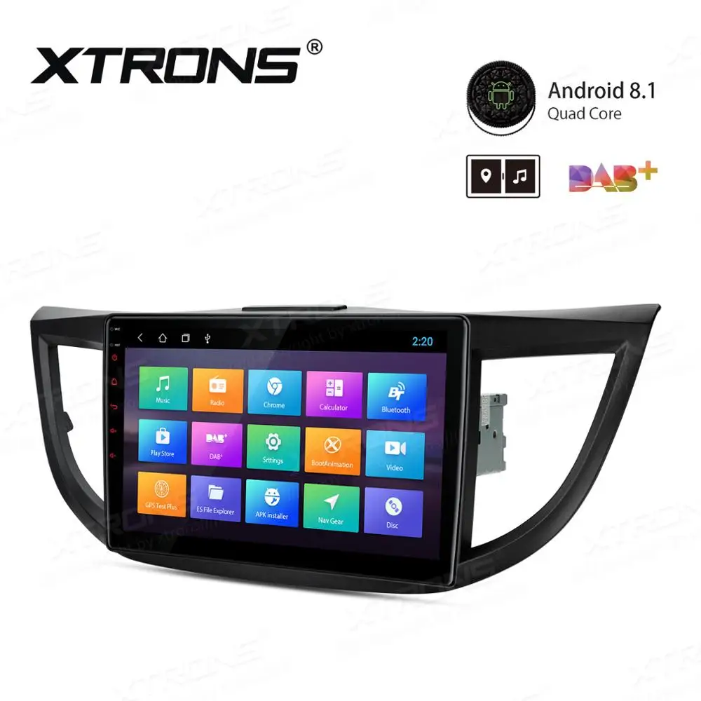 Best XTRONS 10.1" 1din Android 8.1 car Multimedia System stereo for Honda CR-V 2012 2013 2014 2015 2016 RCA GPS Navigation NO DVD 2