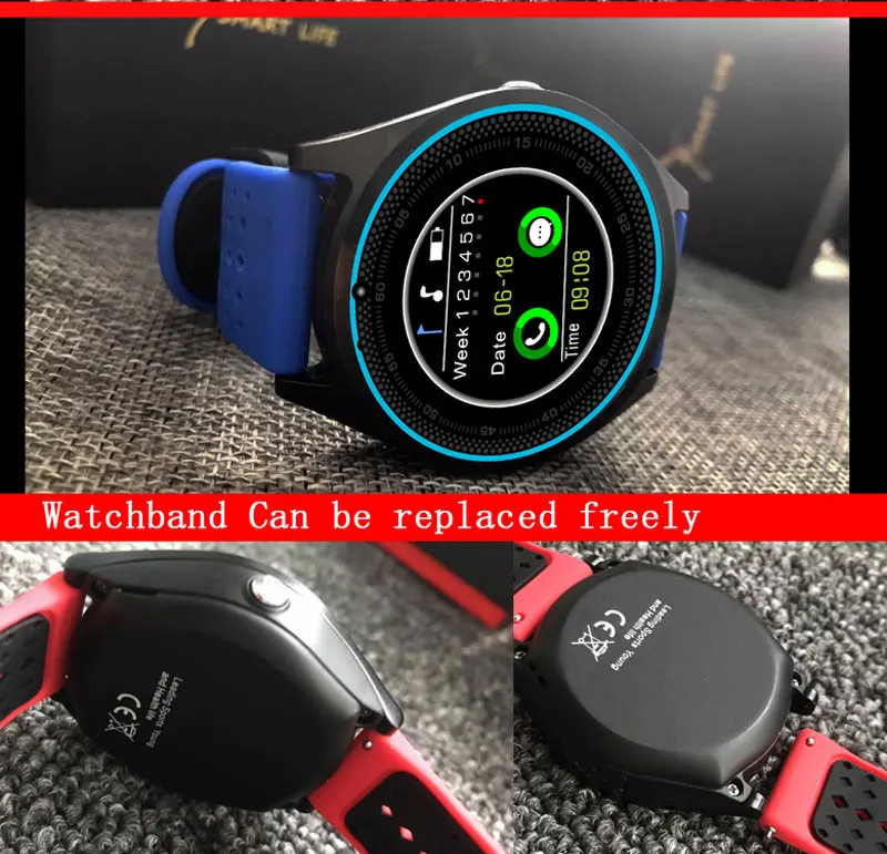 10 шт. Bluetooth Smart часы V9 w/SIM для мужчин и женщин спортивные SmartWatch для Apple IOS Android Samsung телефон pk DZ09 A1 GT08 часы