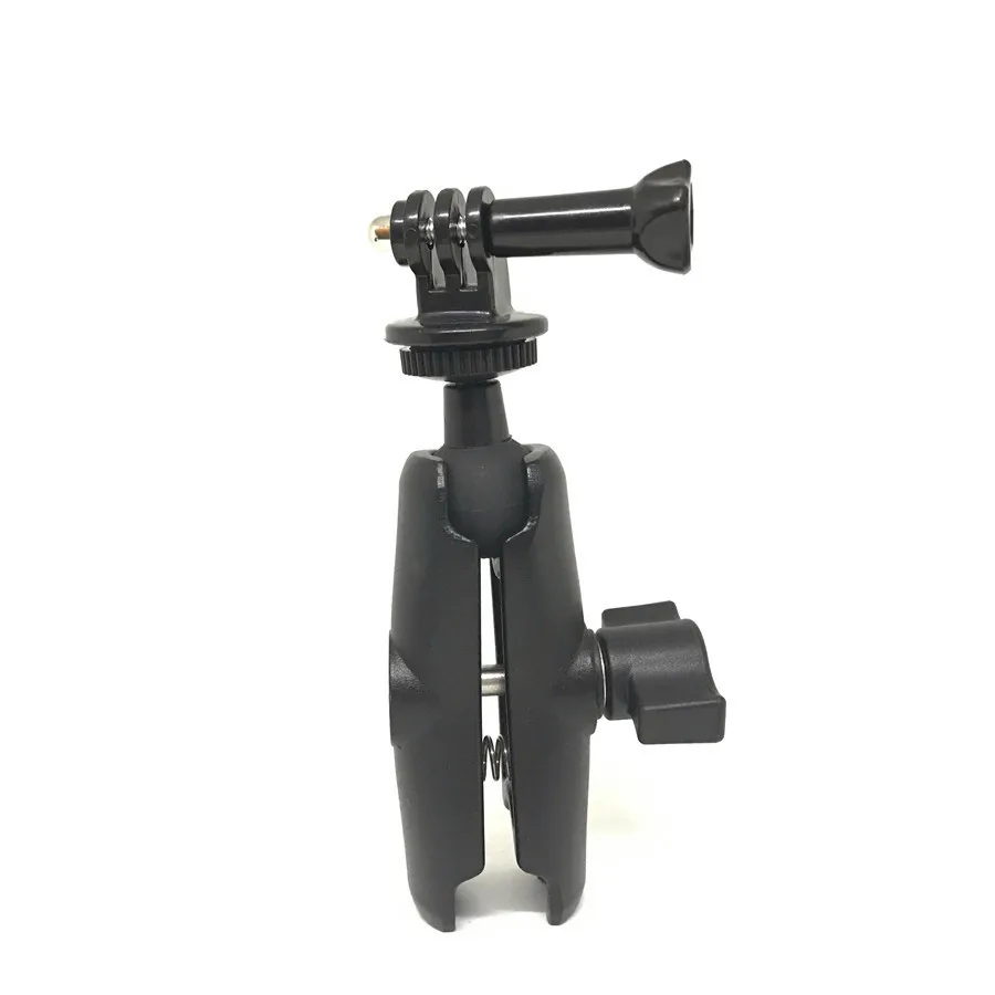 

Action Camera Ball Mount 9cm Aluminum Double Socket Arm 1/4 to Ball Mounts Adapter for Gopro Camera for Garmin Ram Mount
