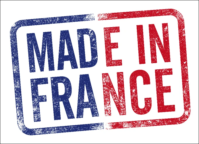 

25x18mm MADE IN FRANCE self-adhesive paper label sticker for french factory, 10000 pcs/lot, Item No. FA29