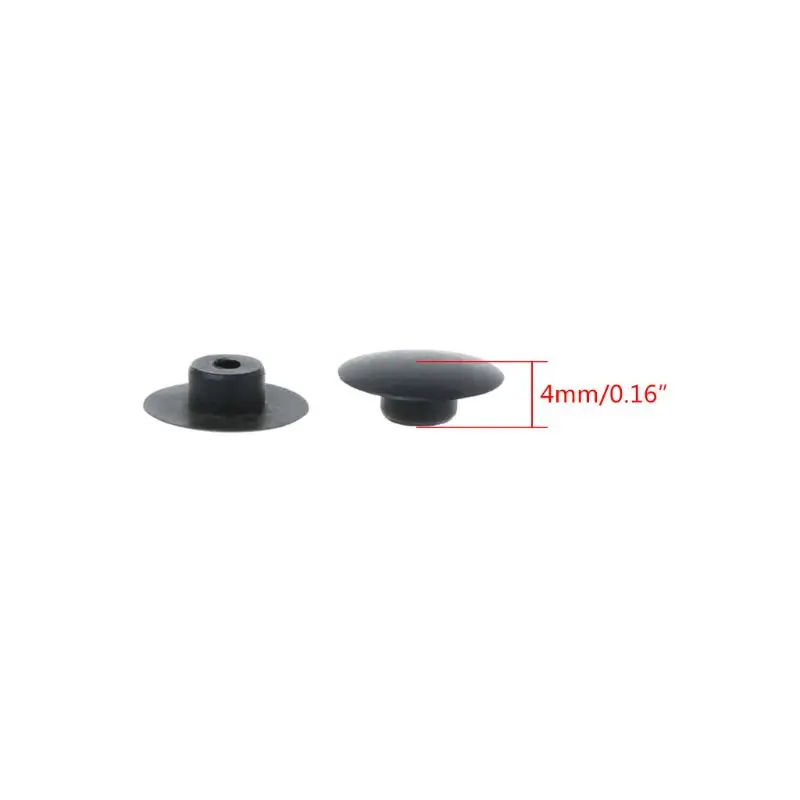 10x Rubber Waterproof Dustproof Bicycle Headset Cover Screws