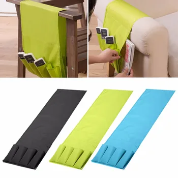 

Multifunctional 4 Pocket Remote Control Holder Organizer Armchair Couch Storage