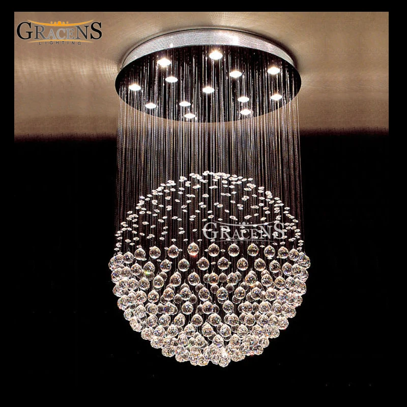 Us 692 86 31 Off Modern Clear Crystal Ceiling Light Fixture Ball Large Sphere Re Ing Princess Luminaria Teto Pendente In Us 692 86 31 Off Modern Clear Crystal Ceiling Light Fixture Ball Large Sphere Re Ing Princess Luminaria Teto Pendente In