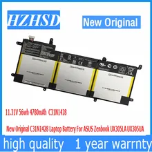 11 31V 56wh 4780mAh New Original C31N1428 Laptop Battery For ASUS Zenbook UX305LA UX305UA