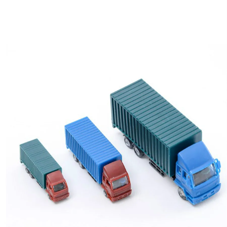 plastic model truck in archiecture model building (3)