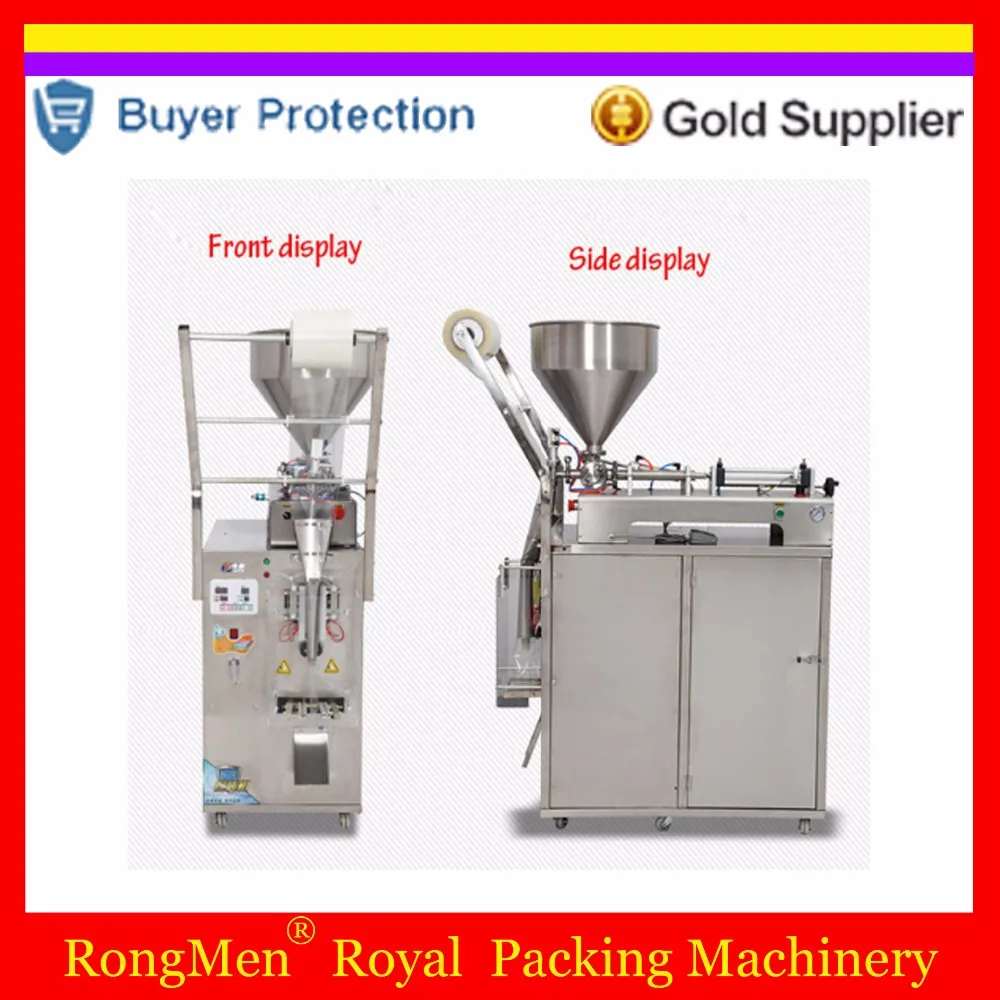 

Automatic Condiment Bag Packing Machine Seasoning Sauce Chilli Soy Vinegar Oil Paste Filling And Sealing Machine Free Shipping