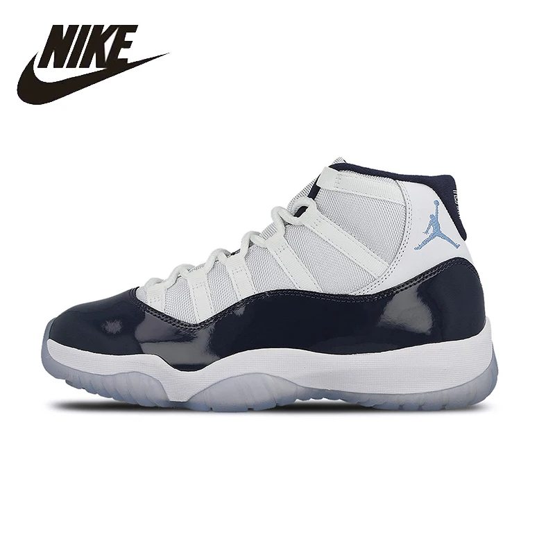 

NIKE Air Jordan 11 Unc Original Mens Basketball Shoes Stability Footwear Super Light Support Sports Sneakers For Men Shoes