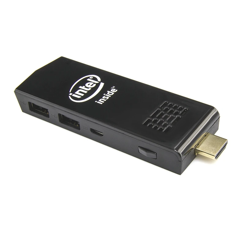 Intel Mini PC W5 компьютер с Windows 10 Atom Z3735 ОЗУ 2 Гб eMMC 32 Bluetooth 4 0 встроенный вентилятор |