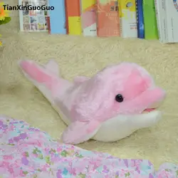 Около 27 см мультфильм Розовый Дельфин плюшевые игрушки Прекрасный Дельфин Мягкая кукла детские игрушки подарок на день рождения s0050