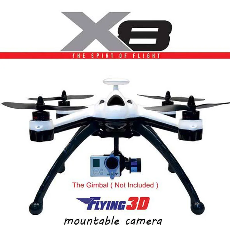 Professional RC Quadcopters Flying 3D X8 GPS 6 Axis Gyro 2.4G 8CH OSD Quad Copter RTF Remote Control Helicopter RC Drone Dron