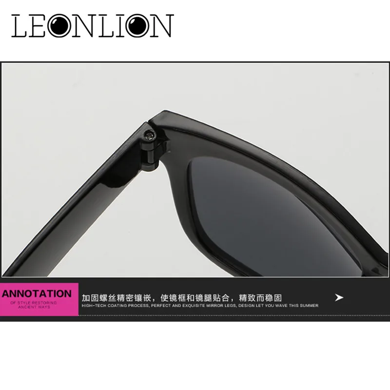 LeonLion Солнцезащитные очки женские дизайнерские роскошные мужские/женские солнцезащитные очки для женщин классические ретро круглые уличные очки