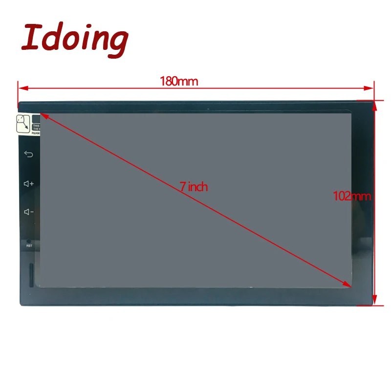 Idoing 2Din Android 9,0 " PX5 4G+ 64G Восьмиядерный Универсальный Автомобильный gps DSP Радио мультимедийный плеер ips экран видео навигация