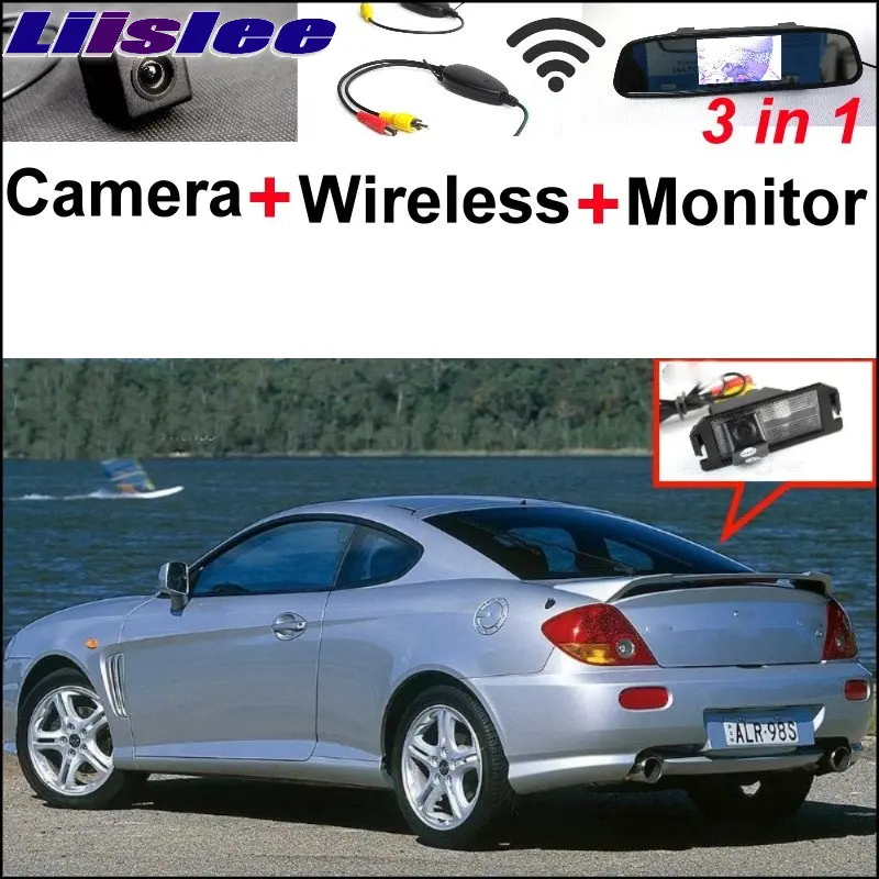 

Liislee 3 in1 Special Rear View Camera + Wireless Receiver + Mirror Monitor Parking System For Hyundai Coupe S3 Tuscani Tiburon