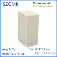 4 шт. 70*45*29 мм abs пластик электрическая распределительная коробка pcb Инструмент Корпус для электроники печатная плата