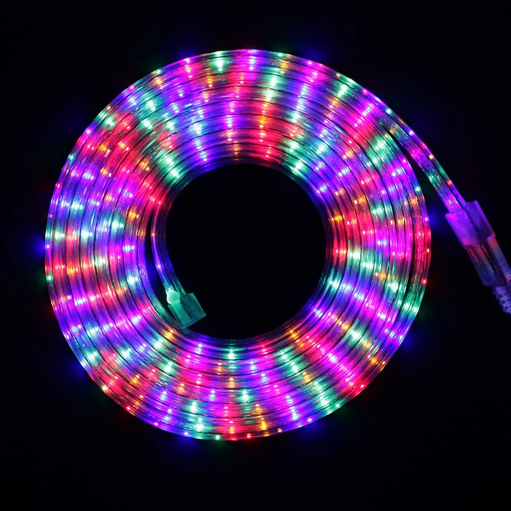 SMD3014 светодиодный красочный 72 светодиодный/м многоцветный AC220V 1 м/5 м/20 м наружный водонепроницаемый IP67 гибкий светодиодный ленточный светильник