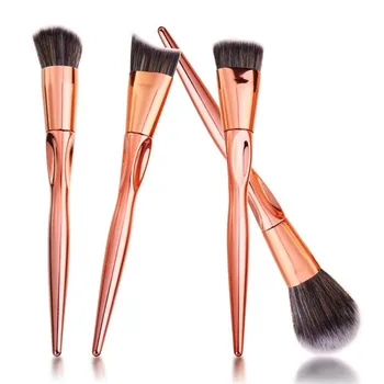 

4PCS Heart-shaped Makeup Brushes Set Professional Make Up Brushes Foundation Eyebrow Eyeliner Blush Cosmetic Concealer Brushes