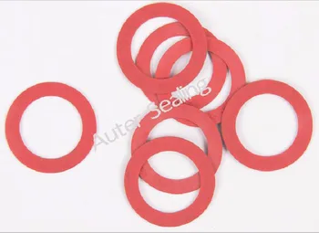 

28x21x1.5 DIN7603 gasket Insulator flame-retarded hardware Vulcanized Practical Red Motherboard Screw Insulating Fiber washers