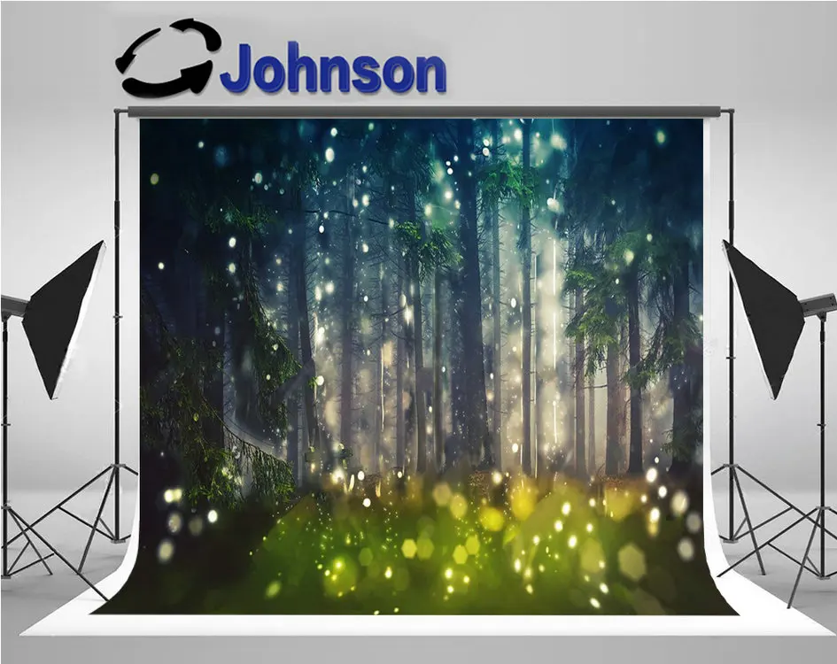 fairy forest Trees Wood Glade bokeh photo backdrop High quality Computer print wall photography backgrounds | Электроника