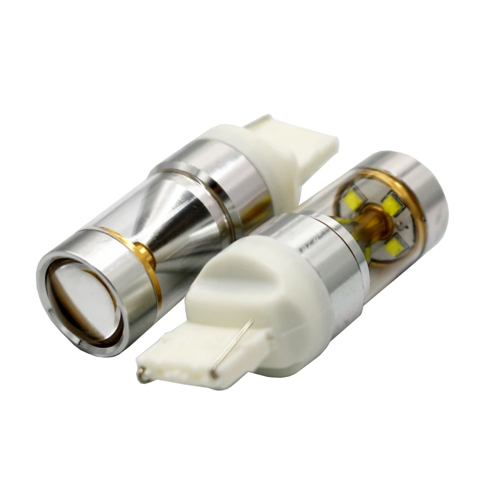 2 шт. 1157 led световой сигнал 1156 7440/3156 7443/3157 высокое Мощность лампы светодиодные
