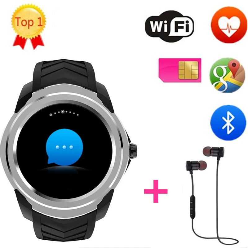 

2018 smart watch GW11D GW10S support Bluetooth4.0 WiFi/3G/GPS Android 5.1 MTK6580 Fitness Tracker Heart Rate PK Samsung Gear s3