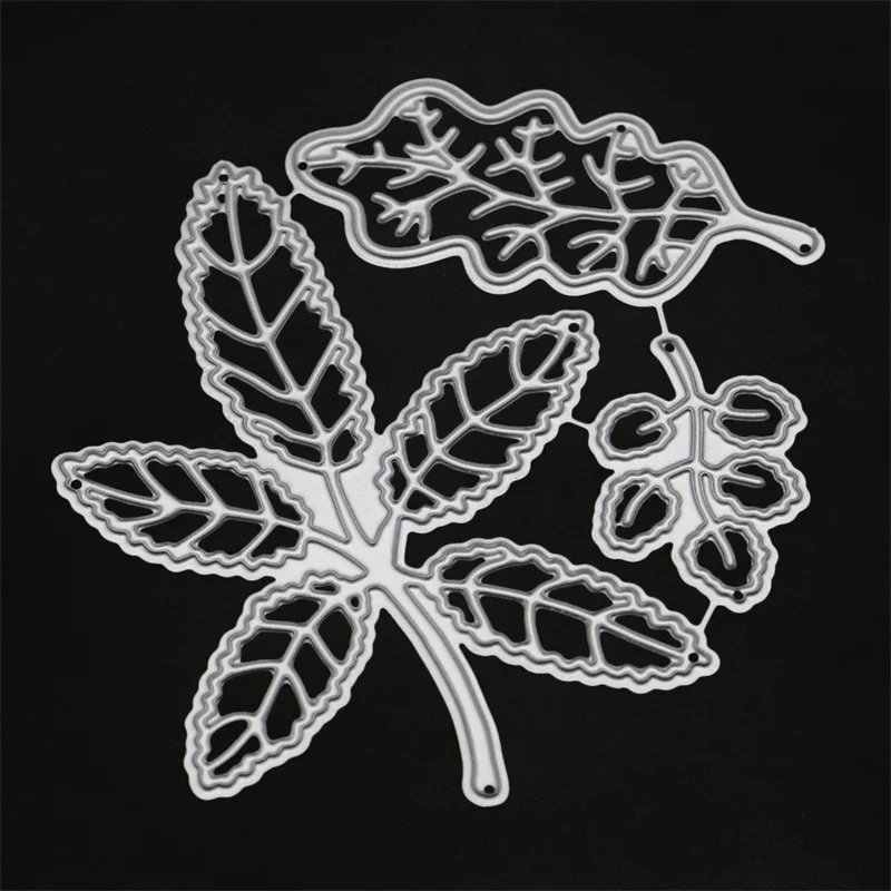 

leaves frame metal cutting dies for scrapbooking embossing stencil craft clear stamps for paper card making leaves dies fustelle