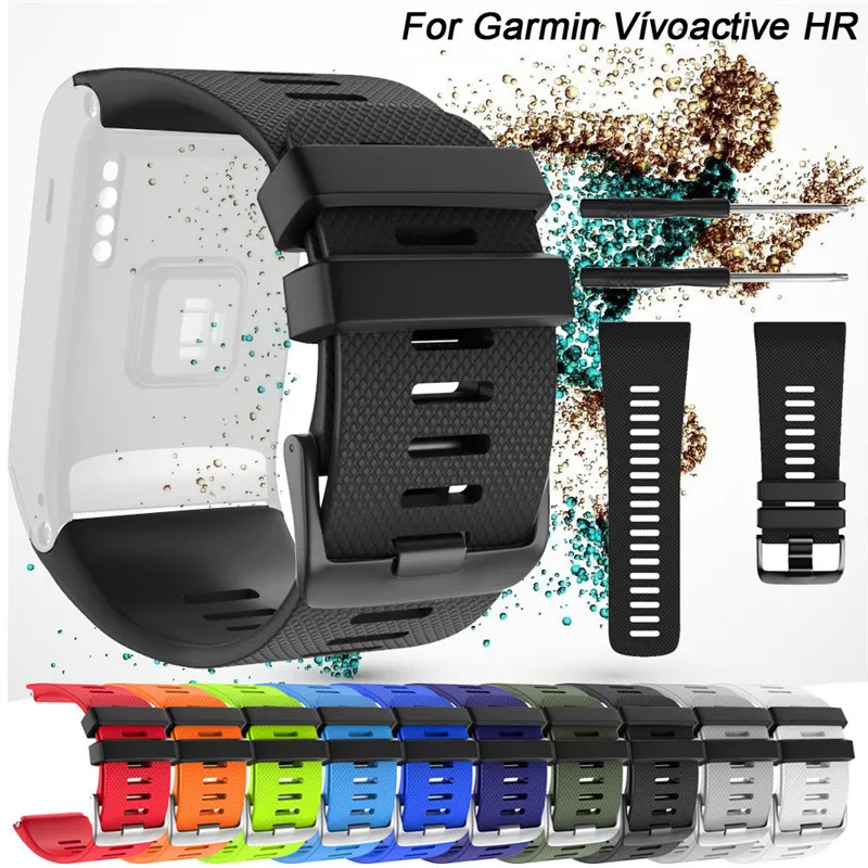 HIPERDEAL умные аксессуары ремешок для часов модный спортивный мягкий силиконовый сменный ремешок для часов Garmin vivoactive HR Fe7