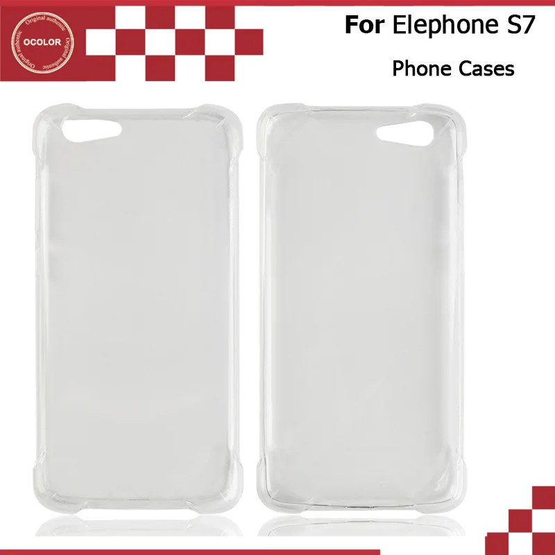 

ocolor For Elephone S7 Silicon CaseTPU Transaprent Cover Protective Soft Back Case Cover For Elephone S7 Phone Accessories