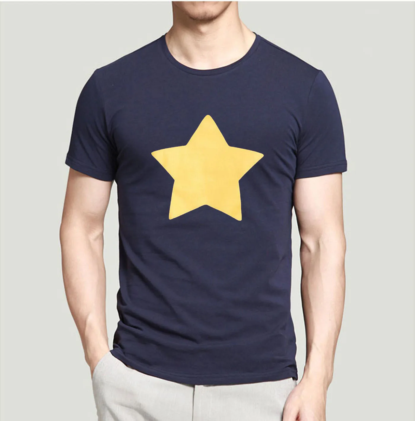 

new arrival STEVEN UNIVERSE STAR men t shirt 2019 summer fashion casual loose fit 100% cotton high quality tops tees 8 colors