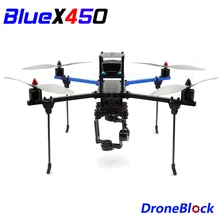 BlueX450 Квадрокоптер DIY Drone комплект алюминиевая рама F450 Мультикоптер мультироторный гоночный Дрон QuadX для RC FPV APM Pixhawk