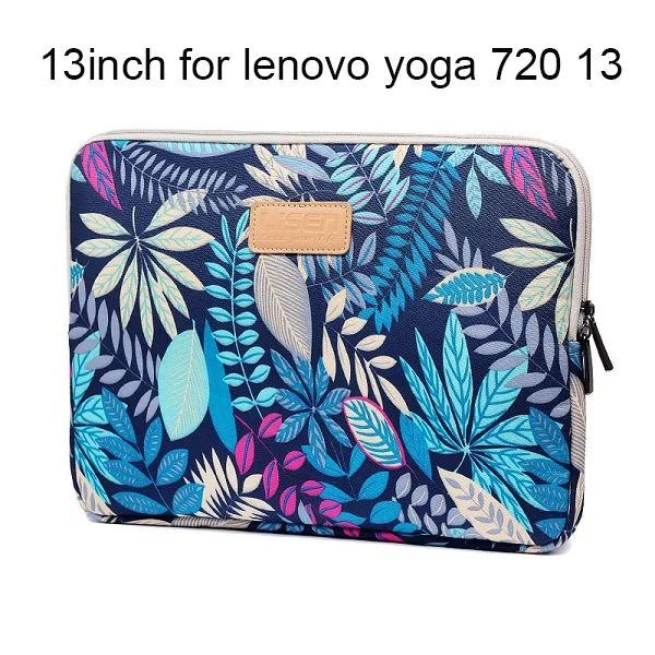 Противоударный чехол для планшета lenovo Yoga 920 720 530 520 1" 14" 1" чехол для ноутбука lenovo ideapad 320 чехол с принтом - Цвет: 13inch blue Leave
