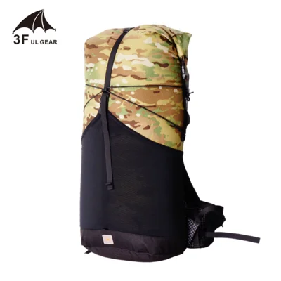 3F UL GEAR GuiJi 35L XPAC& UHMWPE легкий прочный туристический походный рюкзак, ультралегкий безрамный рюкзак, сумки - Цвет: XPAC camouflage M