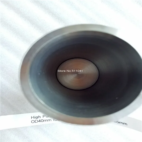 2 шт тунжестона тигель, отделка шероховатости(гладкая) внутри диаметр = 50 мм толщина = 5 мм Высота = 100 мм