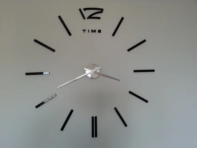 max3 3d briefsimple and elegant digital diy mirror wall clock modern designlarge - Designer Large Wall Clocks max3 3d briefsimple and elegant digital diy mirror wall clock modern designlarge - Designer Large Wall Clocks