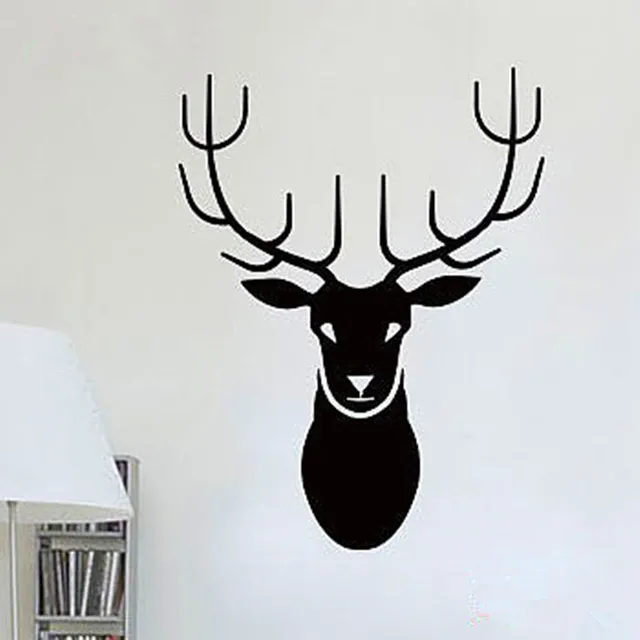 Deer Head Wall Art aliexpress : buy cacar new design deer head wall decals Deer Head Wall Art aliexpress : buy cacar new design deer head wall decals