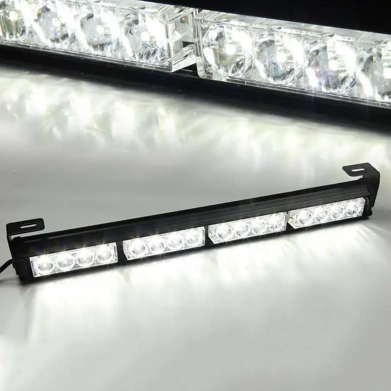 

2021 12V 18" 16 LED Car Emergency Warning lights Traffic Advisor Vehicle Strobe Light 7 Flashing Modes Flash lamp For Car Truck