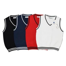 Жилет для детей, свитер, 4 цвета,, жилет для мальчиков, вязаная одежда, Всесезонная одежда