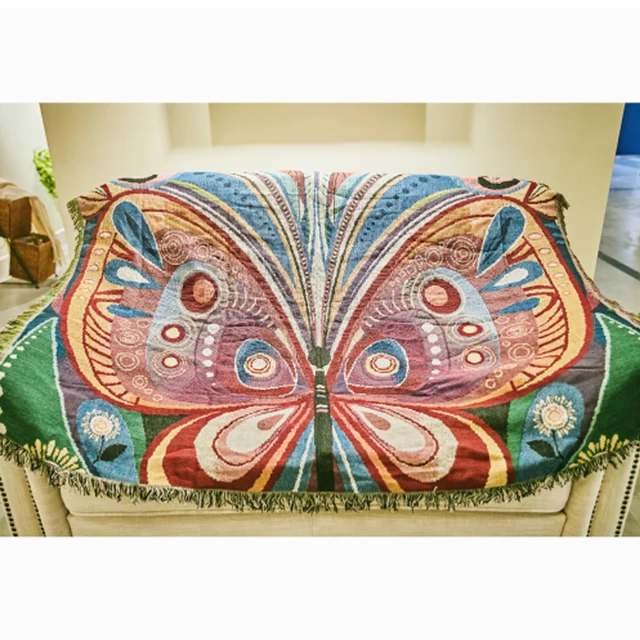 Jacquard Cotton Threads Tapestry Sofa Blanket For Living Room Jacquard Cotton Threads Tapestry Sofa Blanket For Living Room Turkish Ethnic Pattern Cover Throw Dream Catcher Brand