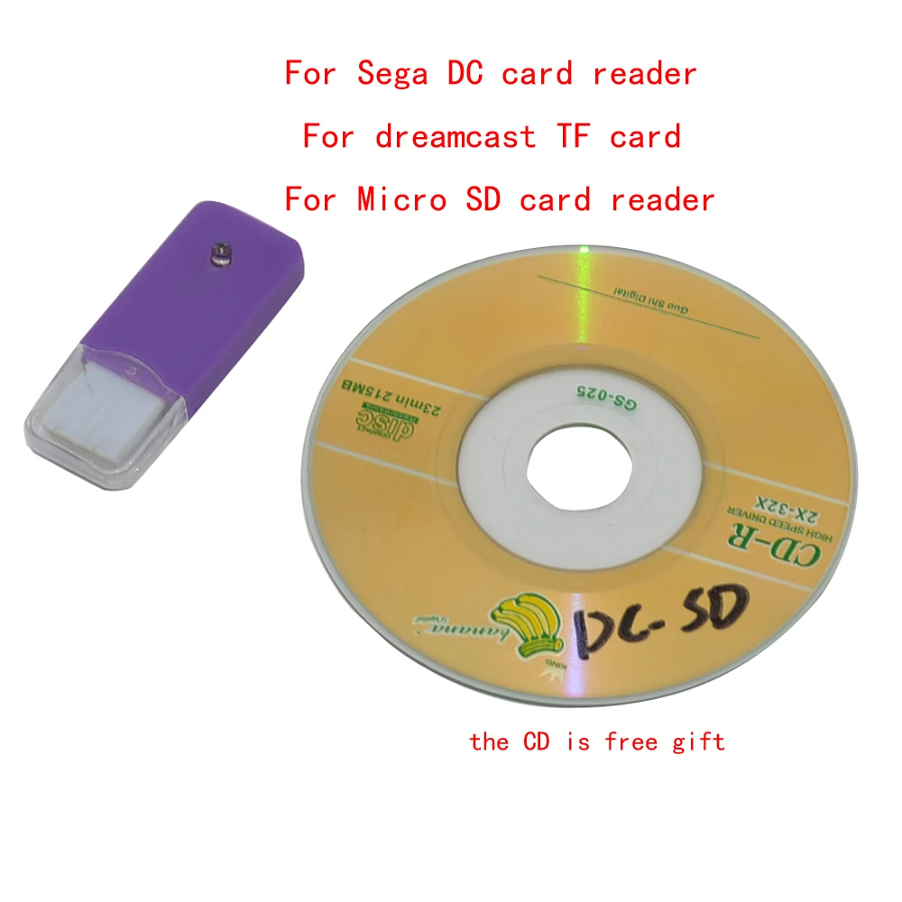 Sega DC Card Reader Dreamcast TF Card Micro SD Card Reader DC Card Reader