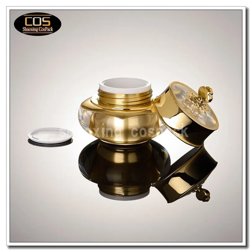 JA201-15g gold acrylic jar