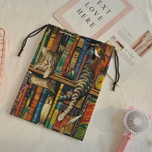 Crowsdale 3D печать кошки печать женщин геометрические цветные печатные букеты бандана-маска софтбэк женские сумки на шнурке 32 см x 40 см